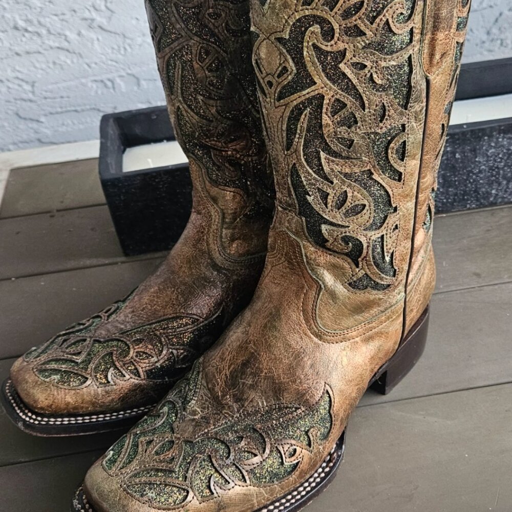 Jb dillion glitter shimmer boots 10C